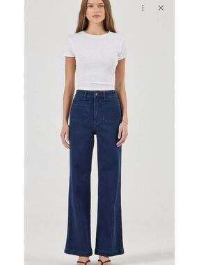 Rolla's High Rise Wide Leg Jeans Size 30 AUS 12